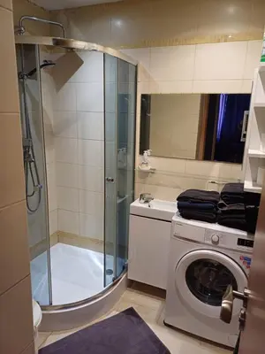 Łazienka w obiekcie Apartament-Zaodrze,2- pokoje,kuchnia,łazienka