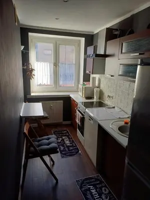 Kuchnia lub aneks kuchenny w obiekcie Apartament-Zaodrze,2- pokoje,kuchnia,łazienka