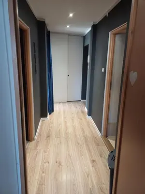 Plan piętra w obiekcie Apartament-Zaodrze,2- pokoje,kuchnia,łazienka