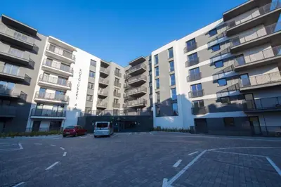 Budynek, w którym mieści się apartament