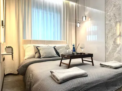 Łóżko lub łóżka w pokoju w obiekcie MIESZCZAŃSKA 10 Apartment - CENTRAL PARK - Parking&Lift