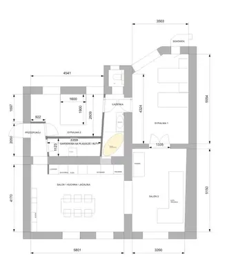 Plan piętra w obiekcie Riverside Retreat on Parkowa