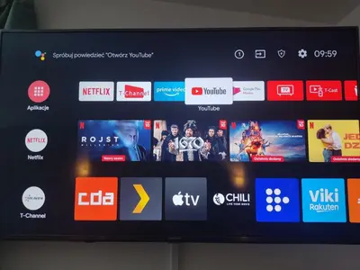 Telewizja i/lub zestaw kina domowego w obiekcie Mini Apartament Studio
