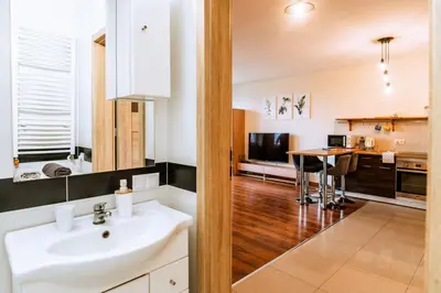 Kuchnia lub aneks kuchenny w obiekcie Cały apartament