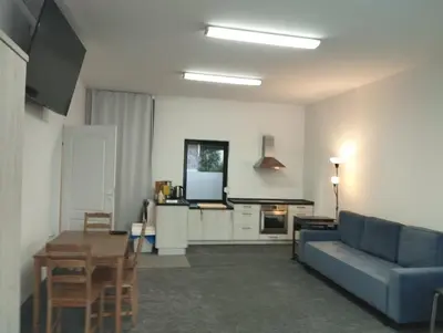 Telewizja i/lub zestaw kina domowego w obiekcie Apartament dla par