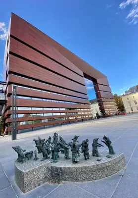 Budynek, w którym mieści się apartament