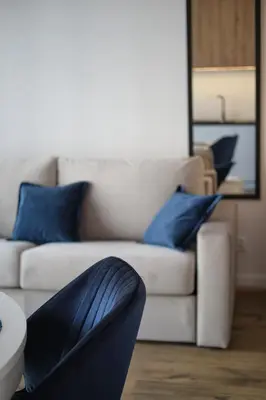 Część wypoczynkowa w obiekcie Studio nad rzeką 72, Rynek 500 m
