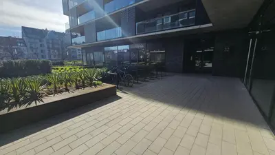 Budynek, w którym mieści się apartament