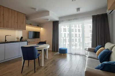 Kuchnia lub aneks kuchenny w obiekcie Studio nad rzeką 72, Rynek 500 m