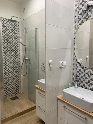 Łazienka w obiekcie Apartament na Przedmieściu by Apartamenty na dni Wrocław