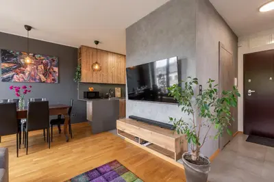 Kuchnia lub aneks kuchenny w obiekcie Comfort Apartment Podwale City Centre