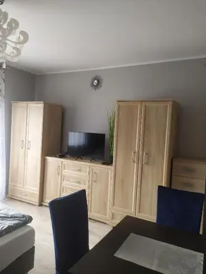 Telewizja i/lub zestaw kina domowego w obiekcie Studio Niebieskie