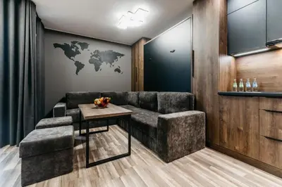Część wypoczynkowa w obiekcie Apartament 4a Park City