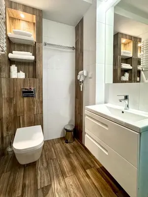 Łazienka w obiekcie Hotel Malinowski Leśny