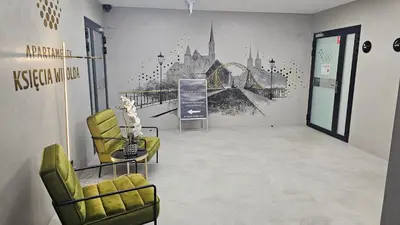 Część wypoczynkowa w obiekcie Studio nad rzeką 73, Rynek 500 m