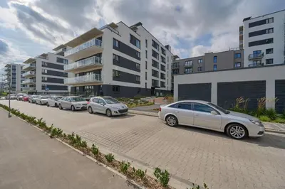 Budynek, w którym mieści się apartament