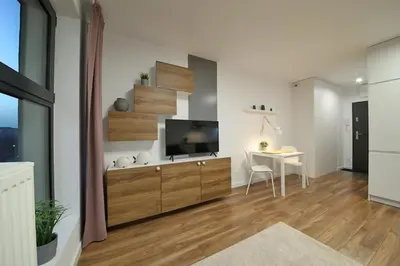 Kuchnia lub aneks kuchenny w obiekcie Apartament Wrocław