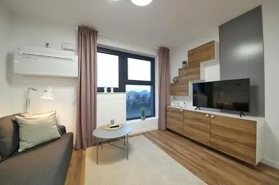 Telewizja i/lub zestaw kina domowego w obiekcie Apartament Wrocław