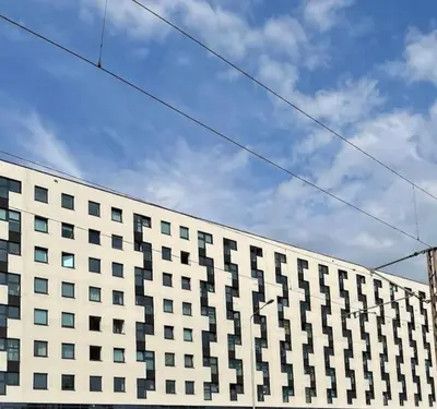 Budynek, w którym mieści się apartament