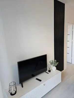 Telewizja i/lub zestaw kina domowego w obiekcie Apartament - Osiedle Przylesie