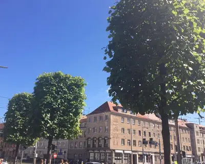 Budynek, w którym mieści się apartament