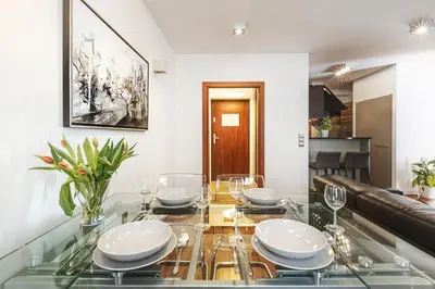 Plan piętra w obiekcie Apartament z Jacuzzi Parking Balkon 2 sypialnie