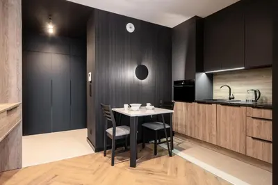 Kuchnia lub aneks kuchenny w obiekcie RentPlanet - Browary Wrocławskie