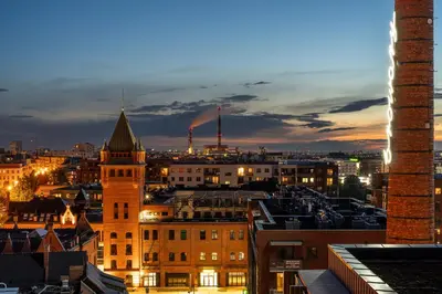 Widok na miasto Wrocław z tego apartamentu
