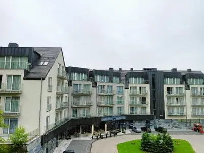 Budynek, w którym mieści się apartament