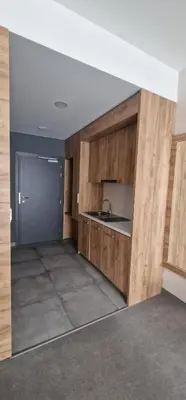 Kuchnia lub aneks kuchenny w obiekcie Apartament Czarna Góra MOON