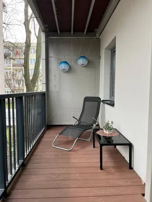 Balkon lub taras w obiekcie Apartament Chiara z balkonem