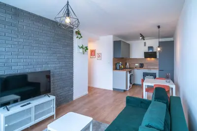 Kuchnia lub aneks kuchenny w obiekcie Verde Apartment SelfCheck-in 24h