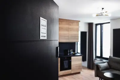 Telewizja i/lub zestaw kina domowego w obiekcie ApartHouse Piwna 14