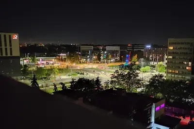 Widok na miasto Wrocław z tego apartamentu