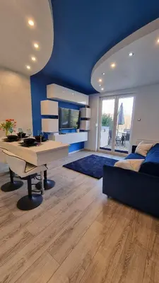 Część wypoczynkowa w obiekcie BLUE APARTMENT
