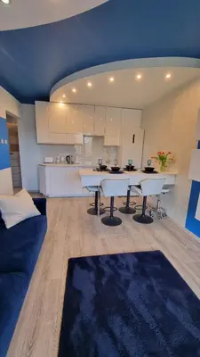 Kuchnia lub aneks kuchenny w obiekcie BLUE APARTMENT