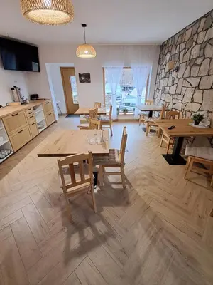 Kuchnia lub aneks kuchenny w obiekcie Pokoje u Daniela