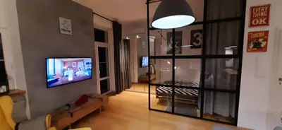 Telewizja i/lub zestaw kina domowego w obiekcie Apartament DANI