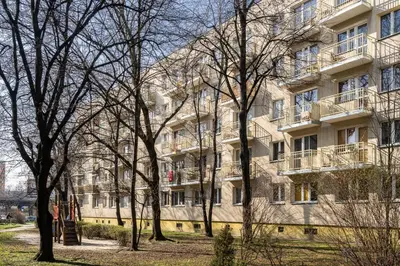 Budynek, w którym mieści się apartament
