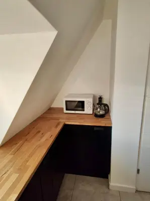 Kuchnia lub aneks kuchenny w obiekcie Apartament Michałowskiego w pobliżu Radiostacji