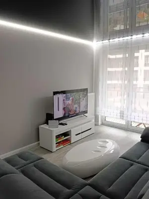 Telewizja i/lub zestaw kina domowego w obiekcie Apartament Zielony Zakątek Wrocław free parking, ochrona