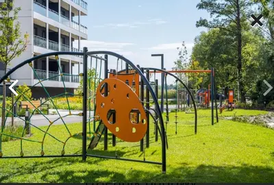 Plac zabaw dla dzieci w obiekcie Apartament Zielony Zakątek Wrocław free parking, ochrona