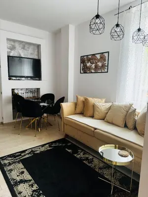 Część wypoczynkowa w obiekcie Apartament Nowar