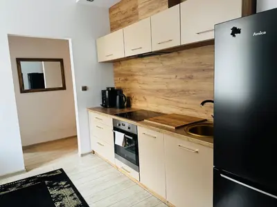 Kuchnia lub aneks kuchenny w obiekcie Apartament Nowar