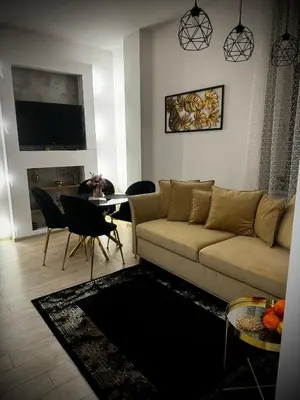 Część wypoczynkowa w obiekcie Apartament Nowar