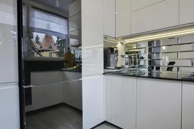 Kuchnia lub aneks kuchenny w obiekcie Apartament Centrum