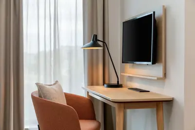 Telewizja i/lub zestaw kina domowego w obiekcie Element by Westin Wroclaw