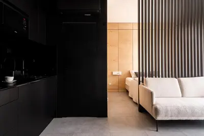 Część wypoczynkowa w obiekcie RentPlanet - Apartamenty przy Wyspie Słodowej