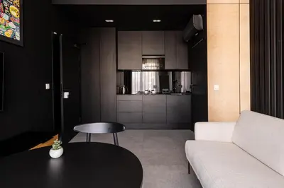 Kuchnia lub aneks kuchenny w obiekcie RentPlanet - Apartamenty przy Wyspie Słodowej