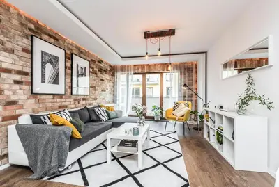 Część wypoczynkowa w obiekcie Luksusowy apartament & Parking